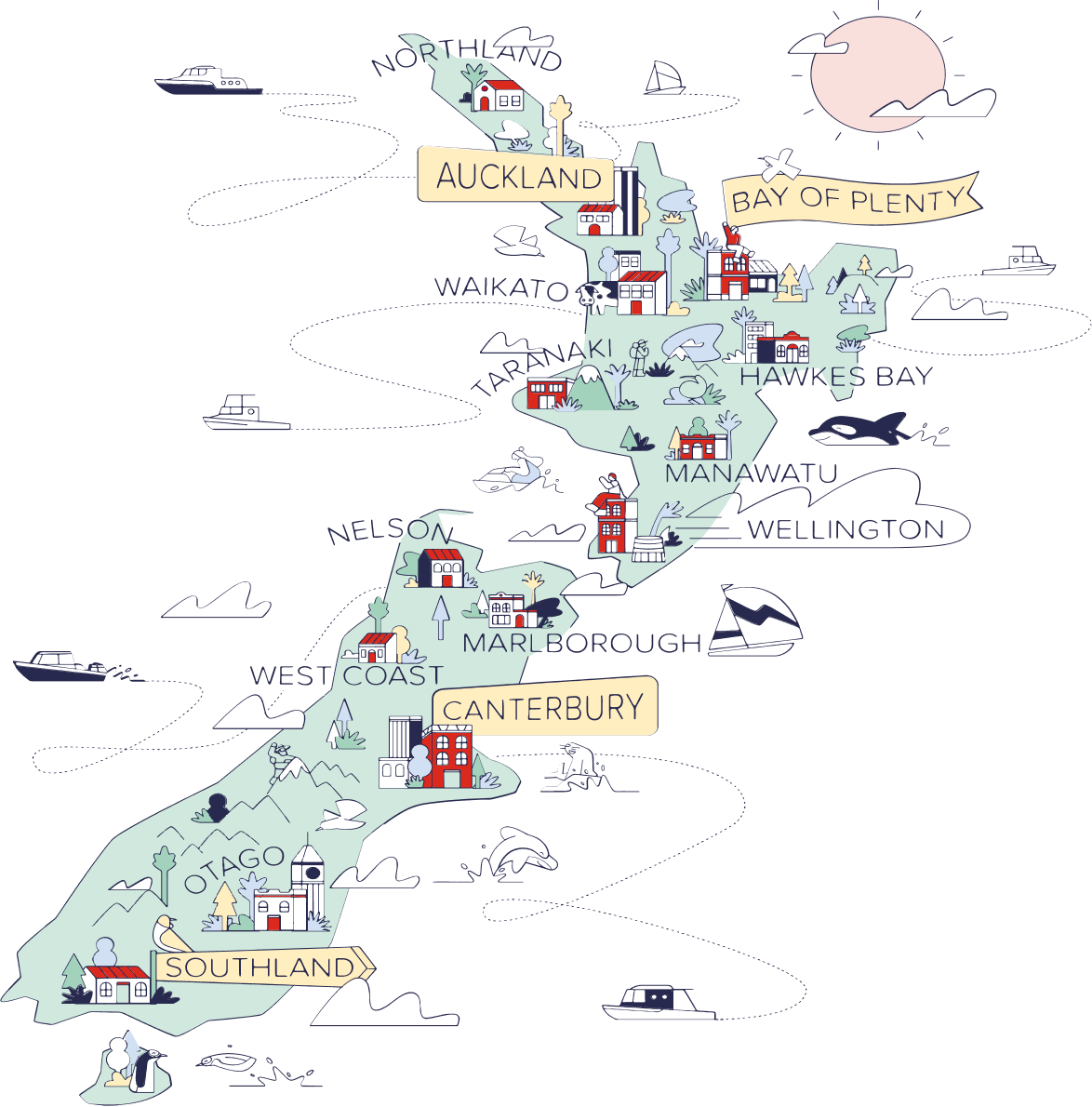 Public Trust locations map